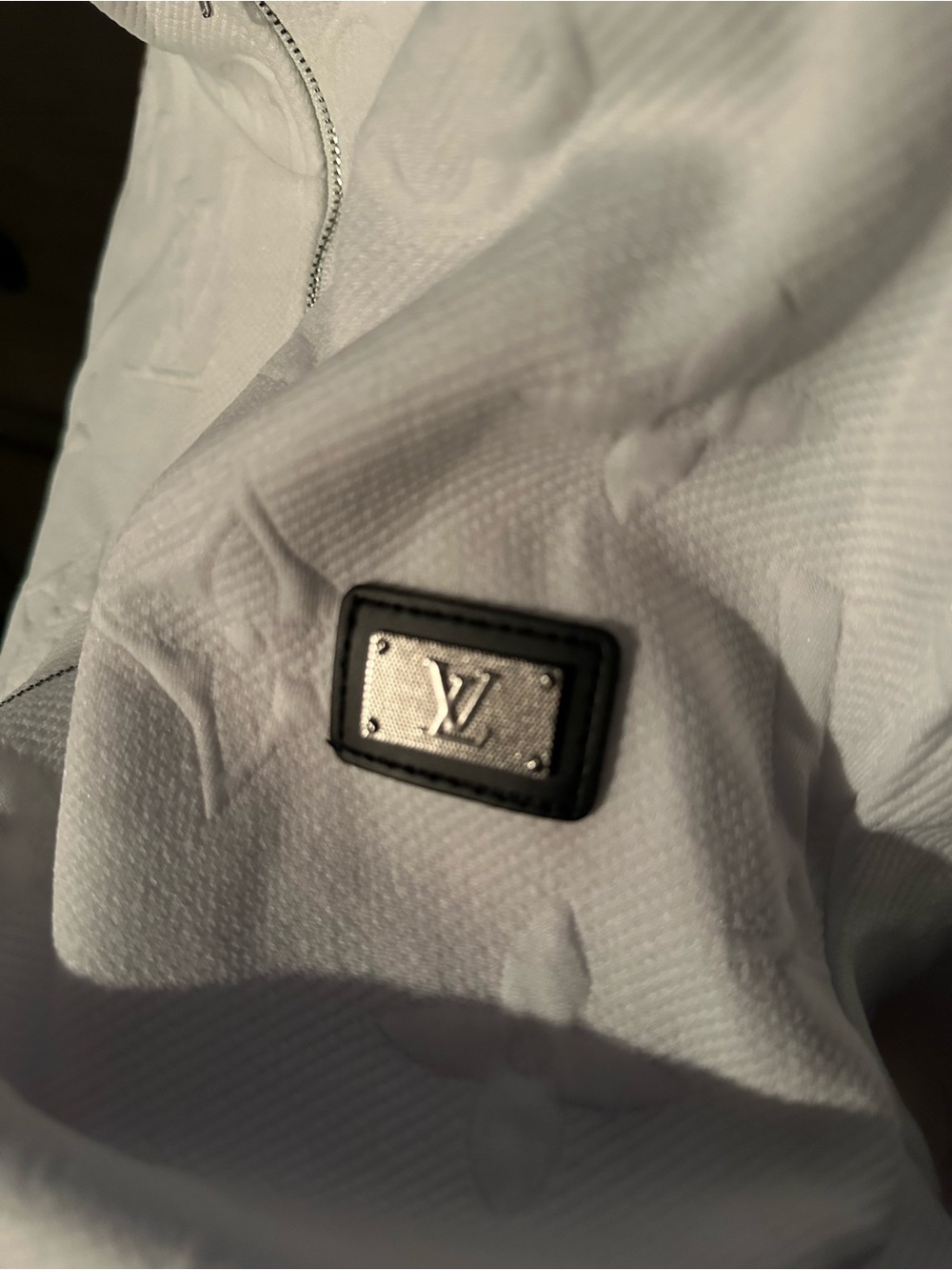 White Monogram Track Jacket & Joggers Set - Picture 5 of 10